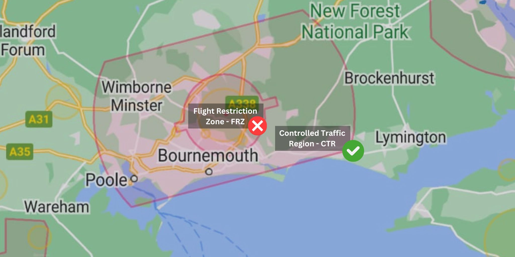 CTR and FRZ Map Example